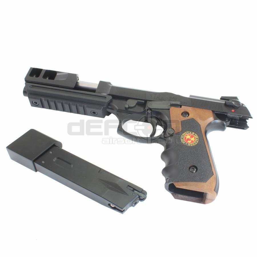 WE BioHazard Barry Burton M92 Custom Gen II GBB Pistol - Image 6