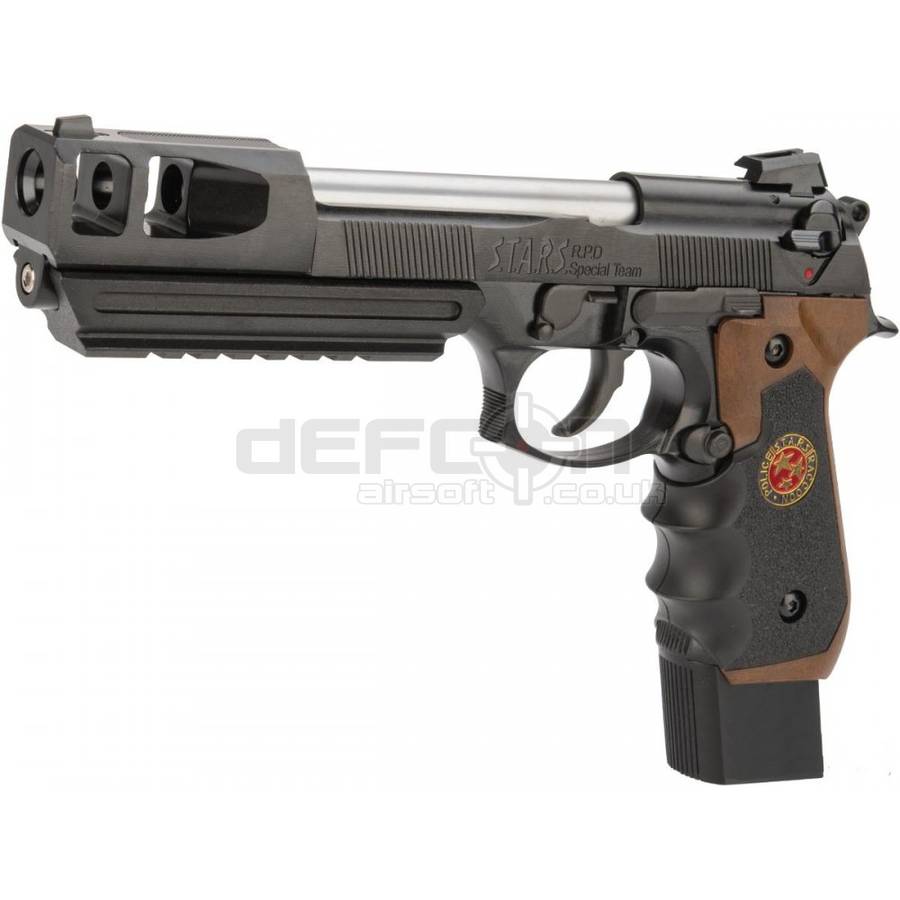 WE BioHazard Barry Burton M92 Custom Gen II GBB Pistol