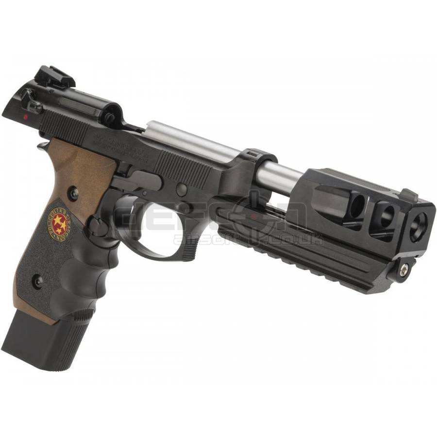 WE BioHazard Barry Burton M92 Custom Gen II GBB Pistol - Image 3