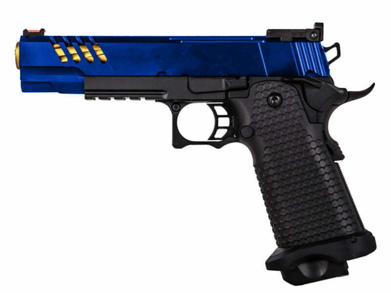 Golden Eagle Hi-Capa 5.1 Custom Series (Gold Barrel - Blue - 3340)