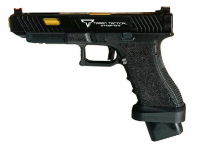 Army Custom 34 Series Gas Blowback Pistol (JW3 - Black - R34-1)