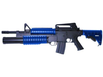 Double Eagle M4 RIS AEG with M203 Grenade Launcher (M813 - Blue)