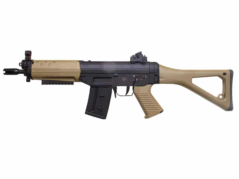 JG 555 AEG Rifle (with Battery and Charger - Polymer - Tan - JG-082)
