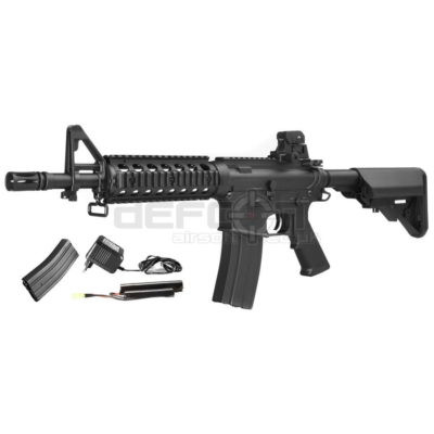 Cybergun (Black) Colt CQB M4 Rifle Starter Pack inc Batt & Charger