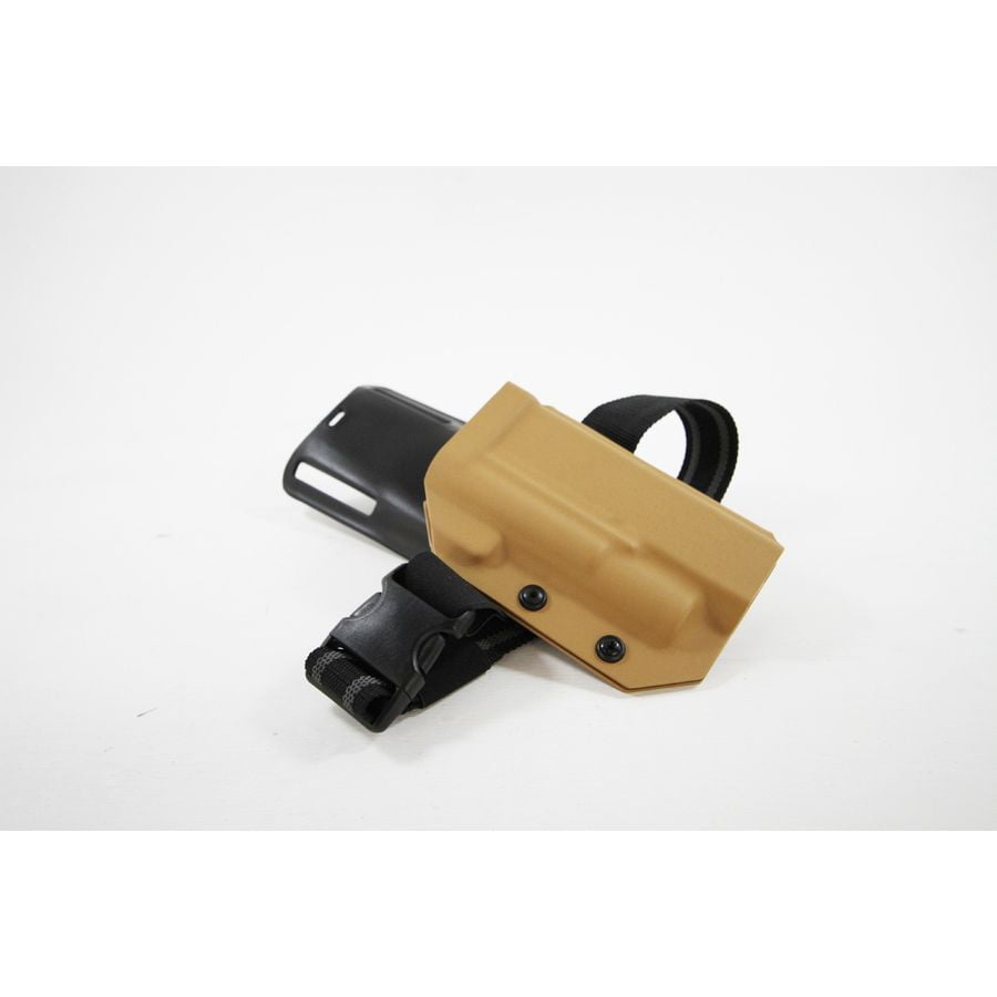 Deadly Customs - DC5 Series Universal X300 Light and Tracer Bearing Kydex Holster (Tan) - Image 3