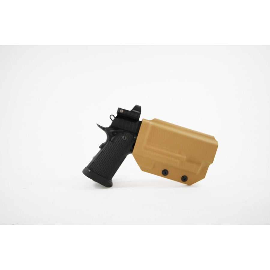 Deadly Customs - DC5 Series Universal X300 Light and Tracer Bearing Kydex Holster (Tan) - Image 2