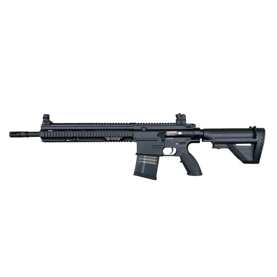 Golden Eagle 417 AEG Rifle with Mosfet Full Metal Black v2 - DEFCON AIRSOFT