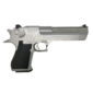 MAGNUM RESEARCH INC. DESERT EAGLE 50AE SILVER GBBP LICENSED BY CYBERGUN - MADE BY WE2