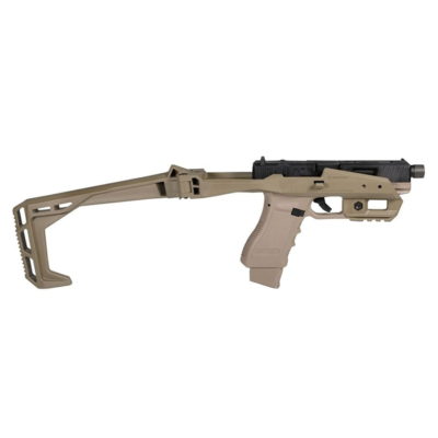 SECUTOR CORVUS III CARBINE KIT WITH GLADIUS MAGNA CO2 BLOWBACK PISTOL DUAL TONE BLACK SLIDE & TAN KIT2