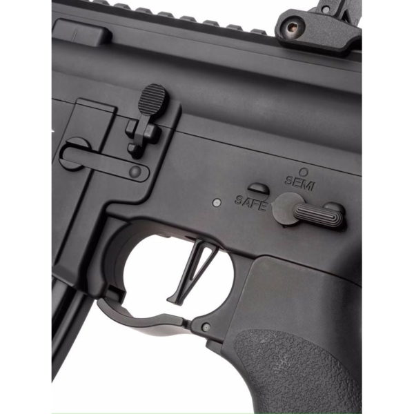 Fucile Softair M4 Enforcer Battle Hawk 7″ PDW E.T.U. Proline – Kit Con Valigetta, 0,9 Joule, Nero