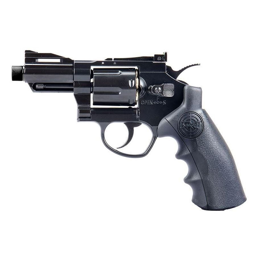 SRC 2.5 Inch Titan Metal Co2 Airsoft Revolver Black - Just Airsoft Guns