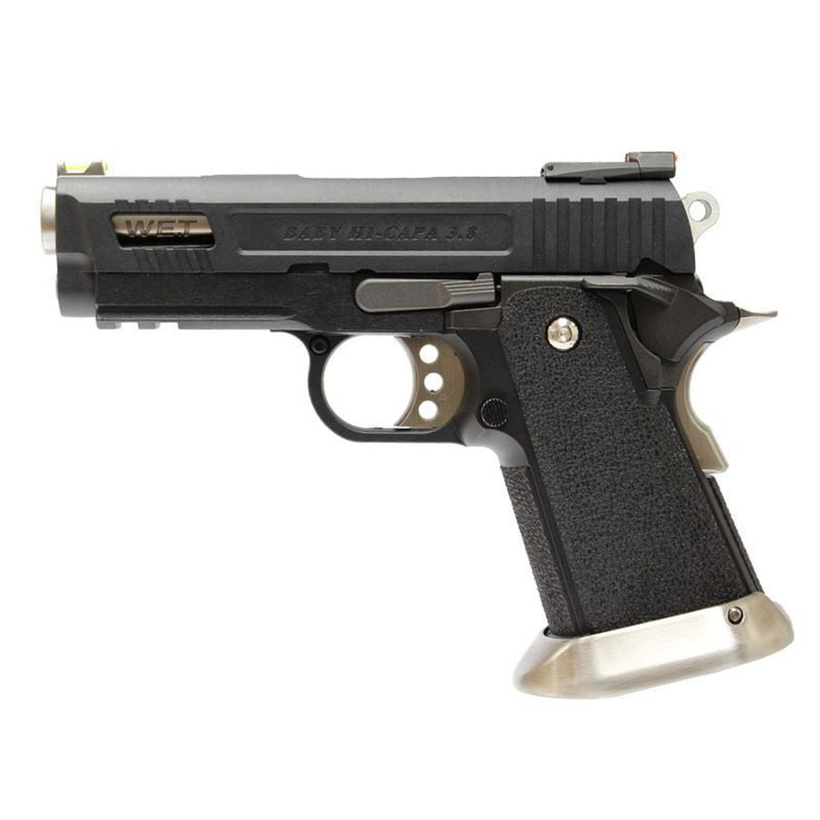 WE HI-CAPA 3.8 Velociraptor GBB Pistol Black Silde - Image 2