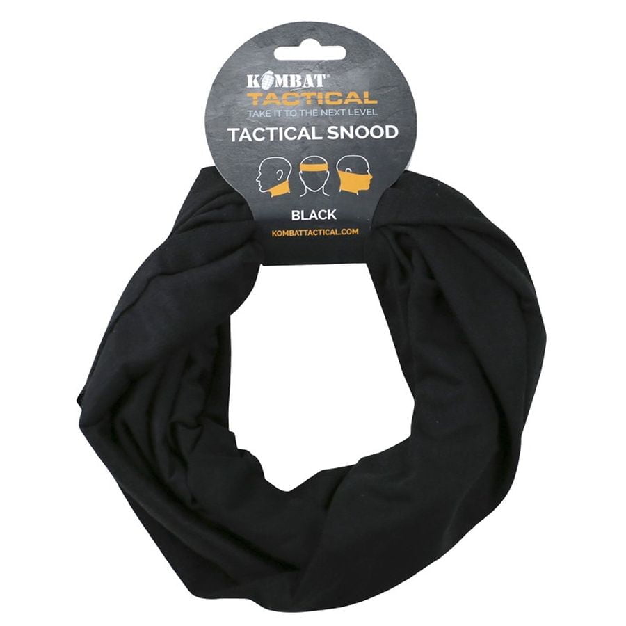 Tactical Snood Black DEFCON AIRSOFT