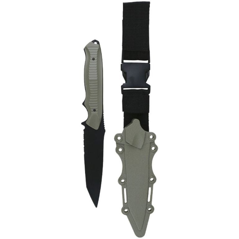 KombatUK Tanto Plastic Airsoft Knife Coyote DEFCON AIRSOFT