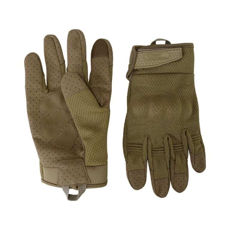 KombatUK Recon Tactical Gloves Coyote DEFCON AIRSOFT