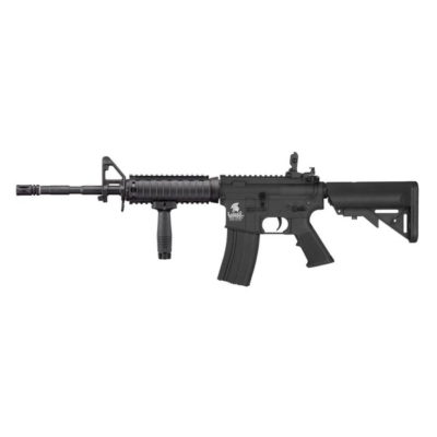 Lancer Tactical M4 LT-04 Gen 2 RIS Carbine AEG Rifle (Inc. Battery and Smart Charger - Black - V2)