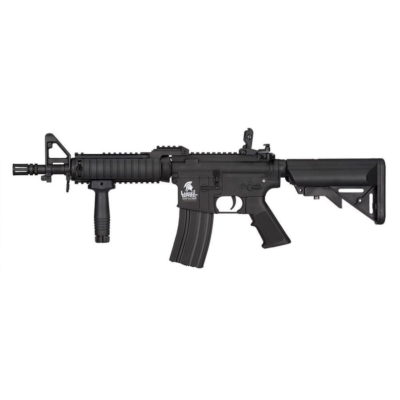 Lancer Tactical M4 RIS Carbine AEG Rifle (Inc. Battery and Smart Charger - Black)