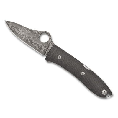Spyderco Spyoperaâ„¢ Carbon Fibre Thor Damascusâ„¢ Sprint Run