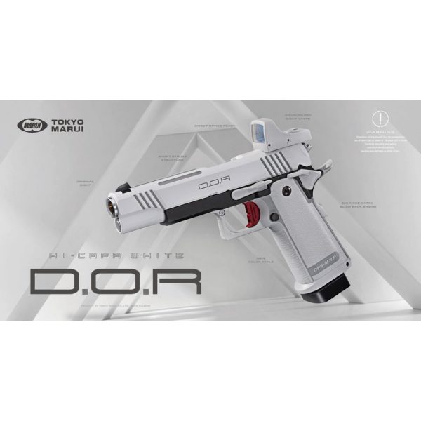 Tokyo Marui Hi-Capa 5.1 D.O.R. (Direct Optics Ready) White Edition GBB Pistol - Image 7