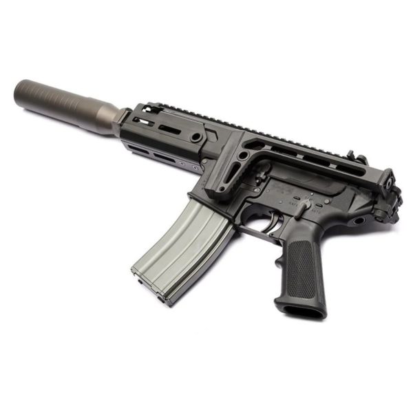 AA/APFG MCX Rattler SOCOM PDW Gas Blowback Rifle Black - Image 3