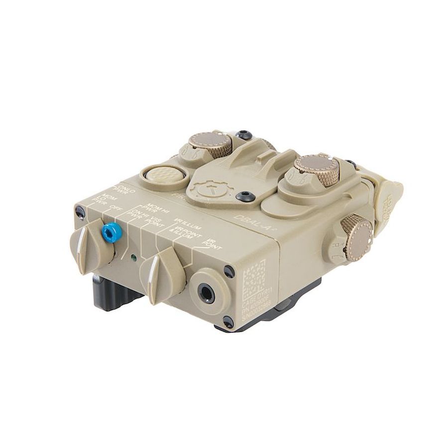 GK Tactical DBAL-A2 IR - Red Laser Module - Tan - Image 2