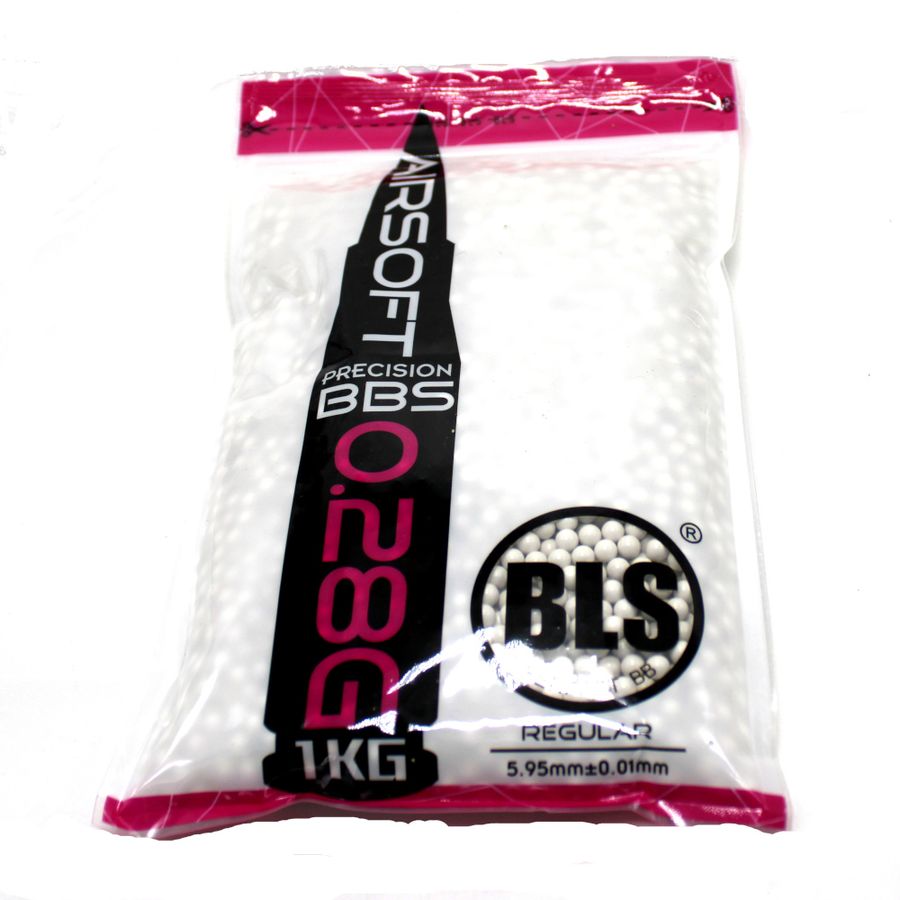 BLS 0.25g Airsoft Precision BBs – 1kg Bag – High Quality Ammo