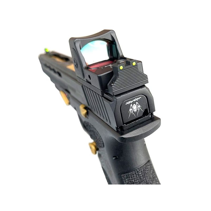 APS Mantis X Co2 GBB Pistol with RMR (Black/Gold - ACP621) - Image 5