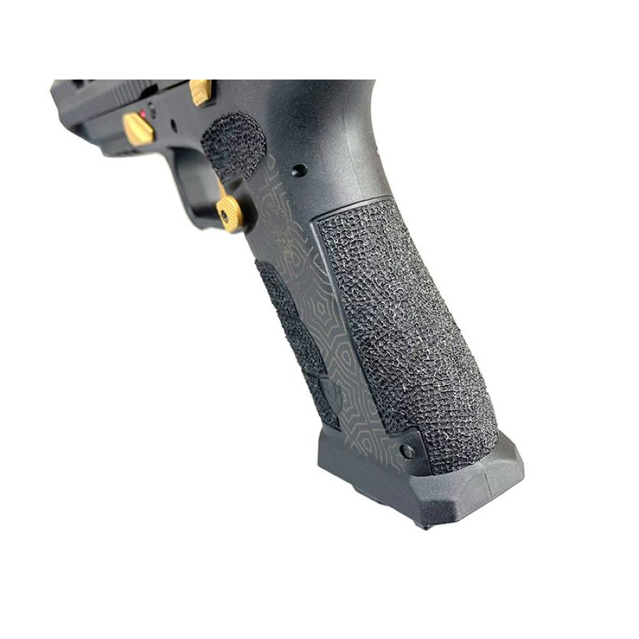 APS Mantis X Co2 GBB Pistol with RMR (Black/Gold - ACP621) - Image 8