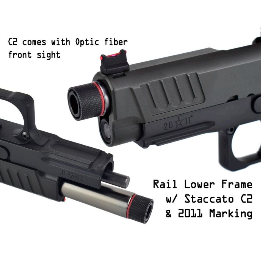 Staccato Licensed C2 Compact 2011 Gas Blowback T8 Airsoft Pistol (R612A) - Image 5