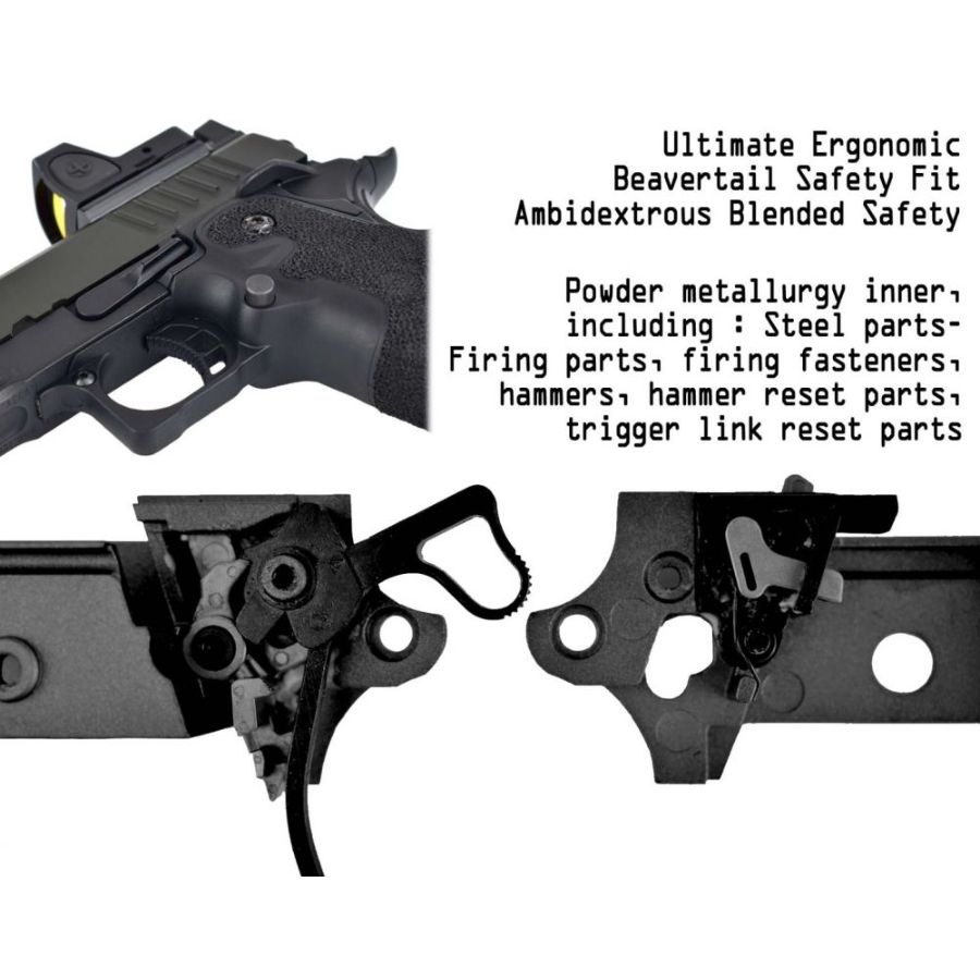 Staccato Licensed C2 Compact 2011 Gas Blowback T8 Airsoft Pistol (R612A) - Image 8