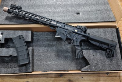 Golden Eagle 12.5″ M4 GBBR Full Metal Black BONEYARD