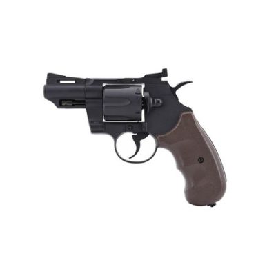 Hwasan 1312 Metal Co2 Revolver - 2.5inch (Brown Grip)