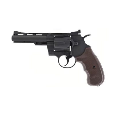 Hwasan 1312 Metal Co2 Revolver - 4.0inch (Brown Grip)