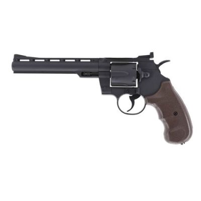 Hwasan 1312 Metal Co2 Revolver - 6.0inch (Brown Grip)