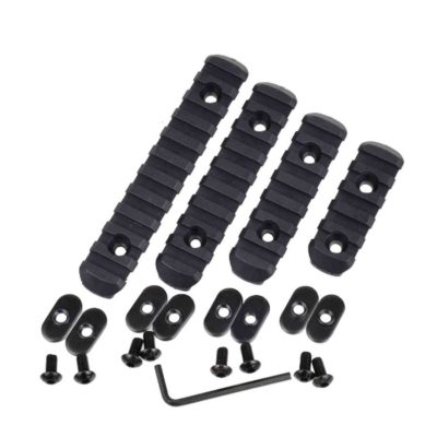 Rebel Precision MOE Polymer Picatinny Rail Section Set of 4