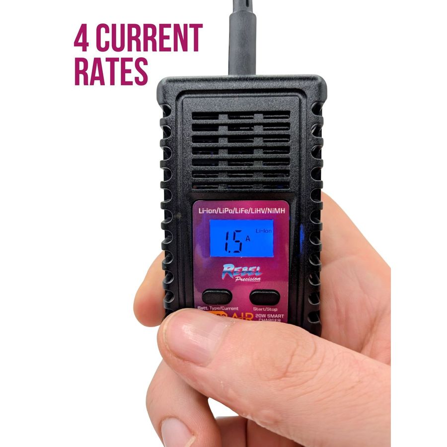 Rebel - Compact Smart Balance Battery Charger (LiPO,Li-Ion,NiMH,LiFe,HPA) - Image 6