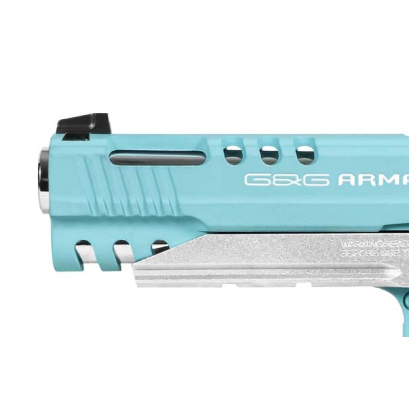 GPM1911 CP Macaron Blue GBB Pistol - Image 6