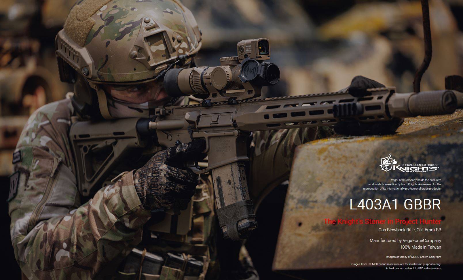 KAC KS-1 L403A1-AIW GBB Rifle By VFC - Image 6