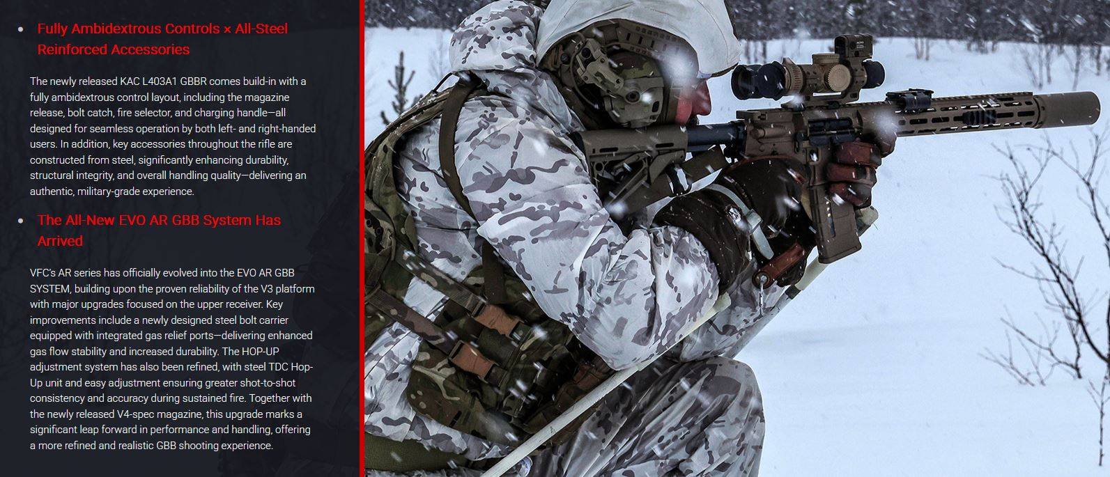 KAC KS-1 L403A1-AIW GBB Rifle By VFC - Image 5