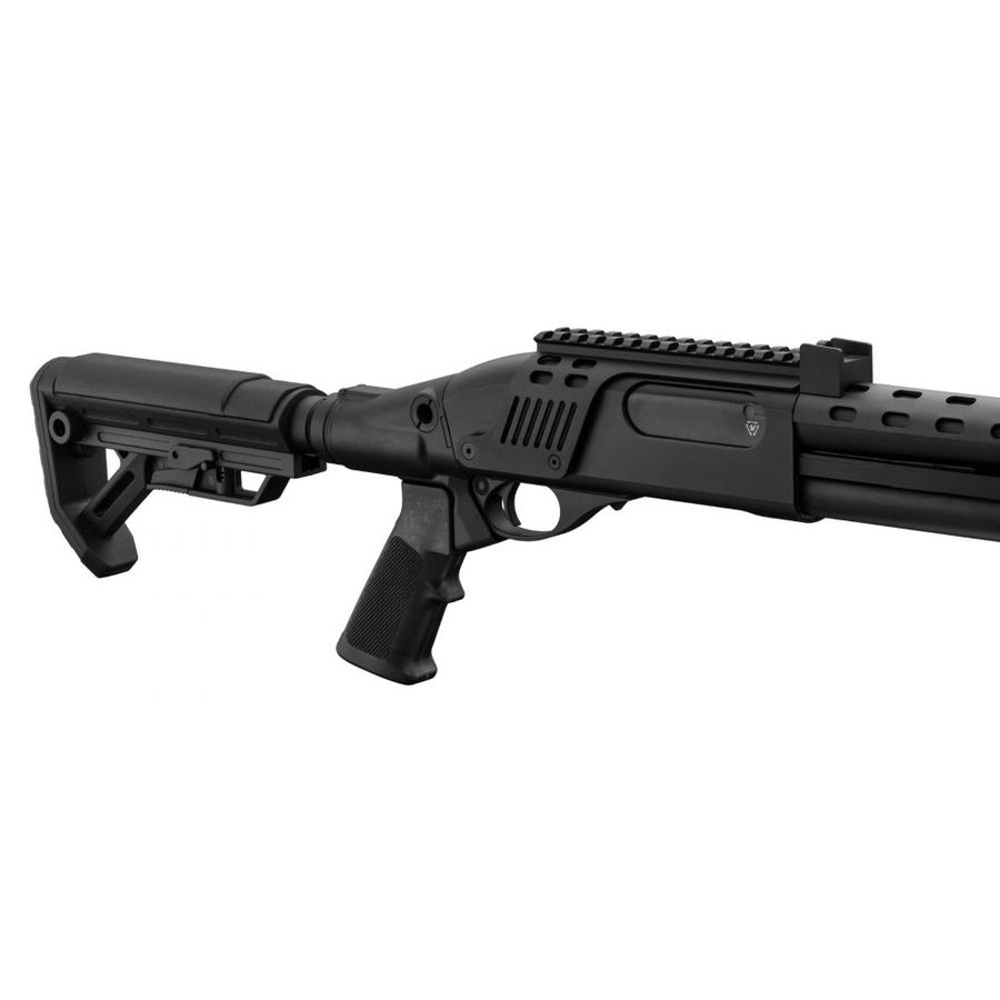 EMG Strike Industries M870 Pump Action Shotgun Replica by Golden Eagle - Black - Image 7
