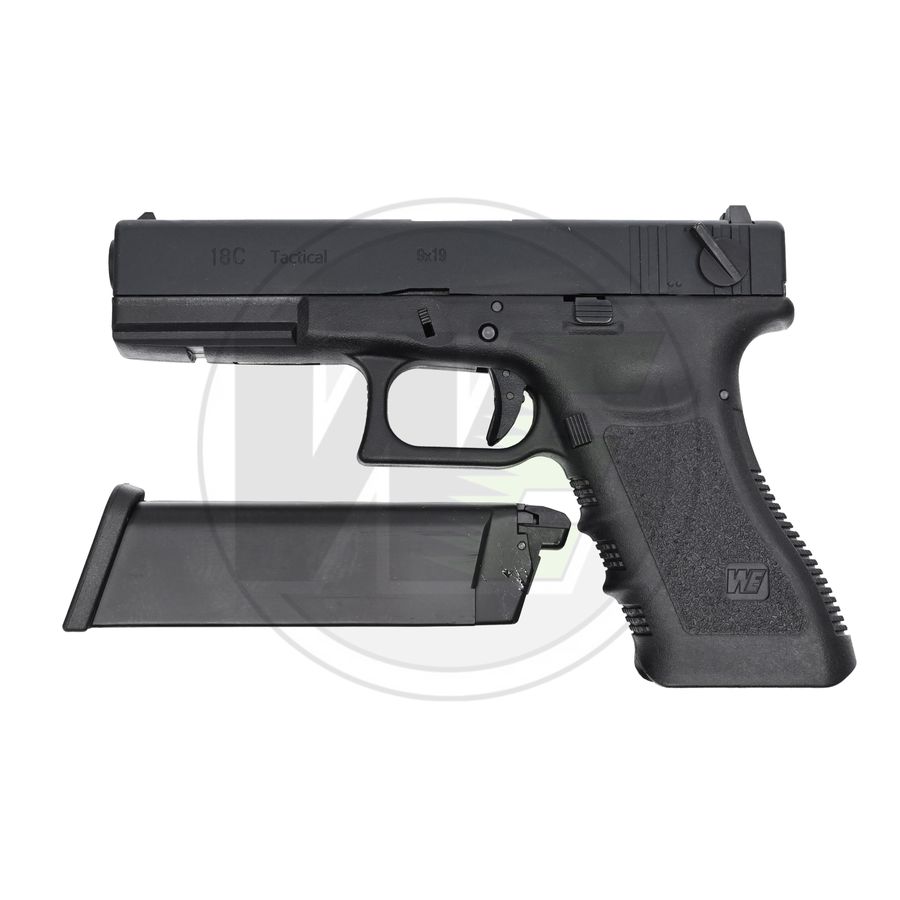 WE G18 GEN3 GBB Pistol - Black - Image 5