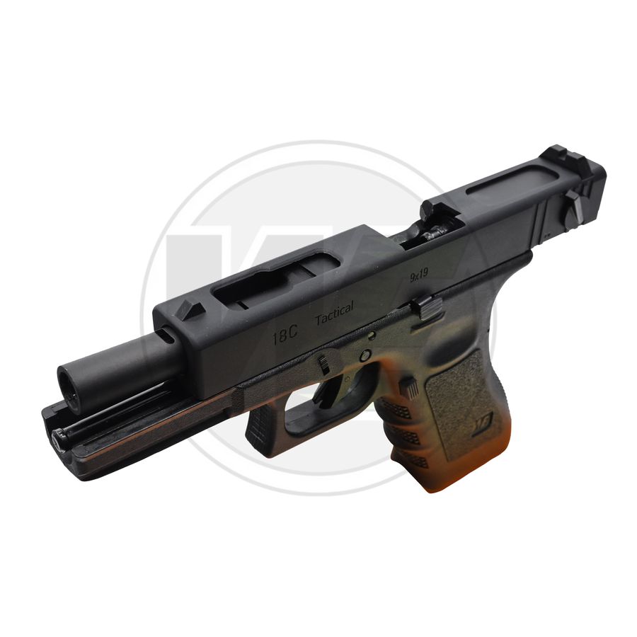 WE G18 GEN3 GBB Pistol - Black - Image 4