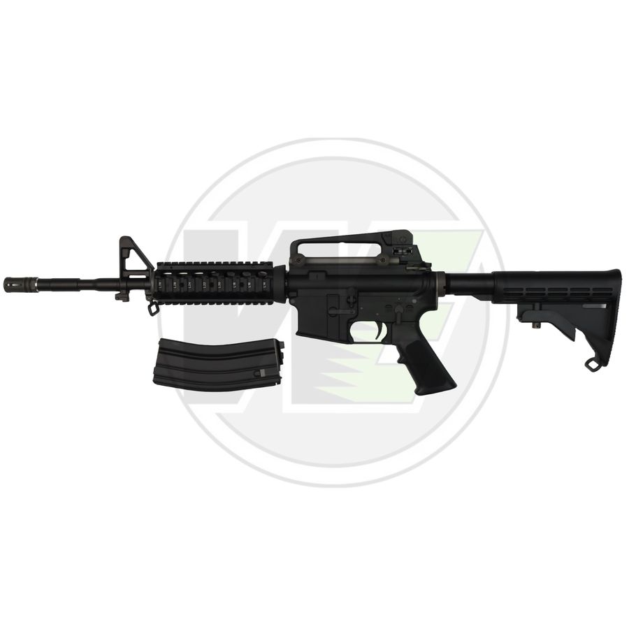 WE M4 RIS V3 GBB Rifle - Black - Image 5