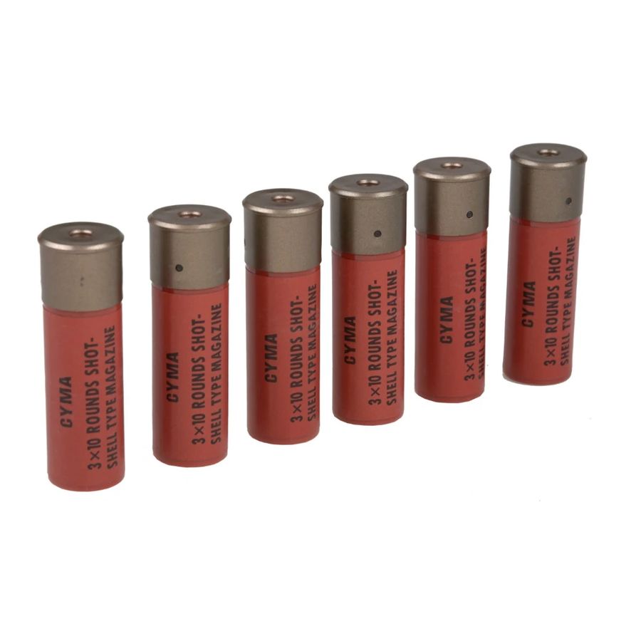 CYMA Shotgun Shell 6 Pack - Red