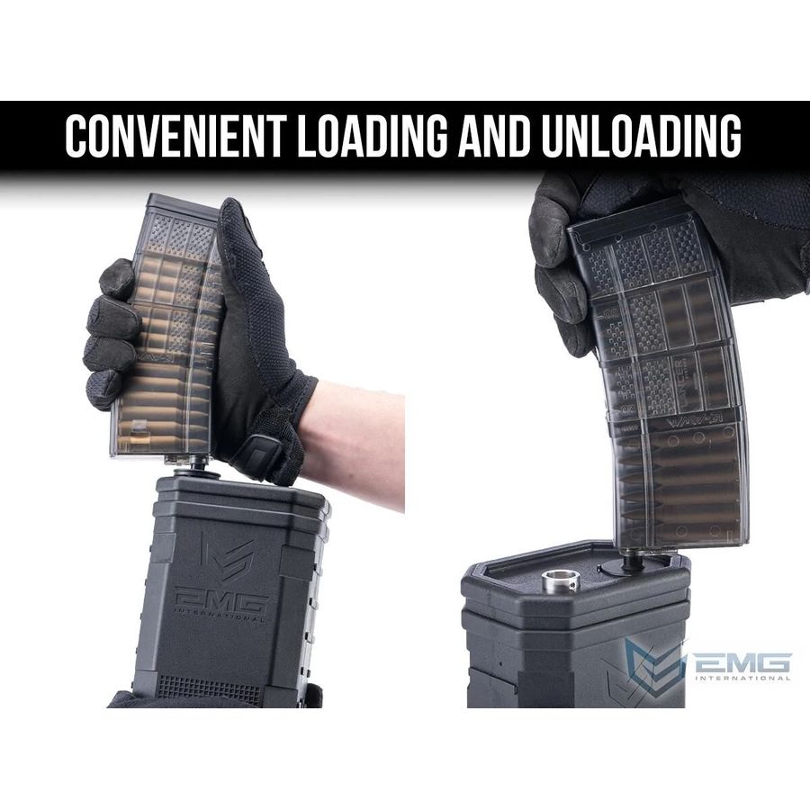 EMG "Autobot" 1400rd Automatic Electric BB Loader - Black - Image 2