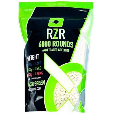 NUPROL RZR Tracer BBs 0.25g Green (6000R Bag)