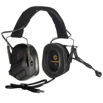 Earmor M32 Plus Tactical Headset With Mic - Black