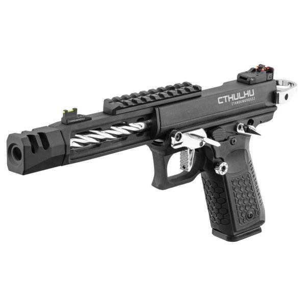 Lancer Sliver Lancer Tactical Tandemkross CTHULHU GBB Pistol - Sliver/Black - Defcon ...