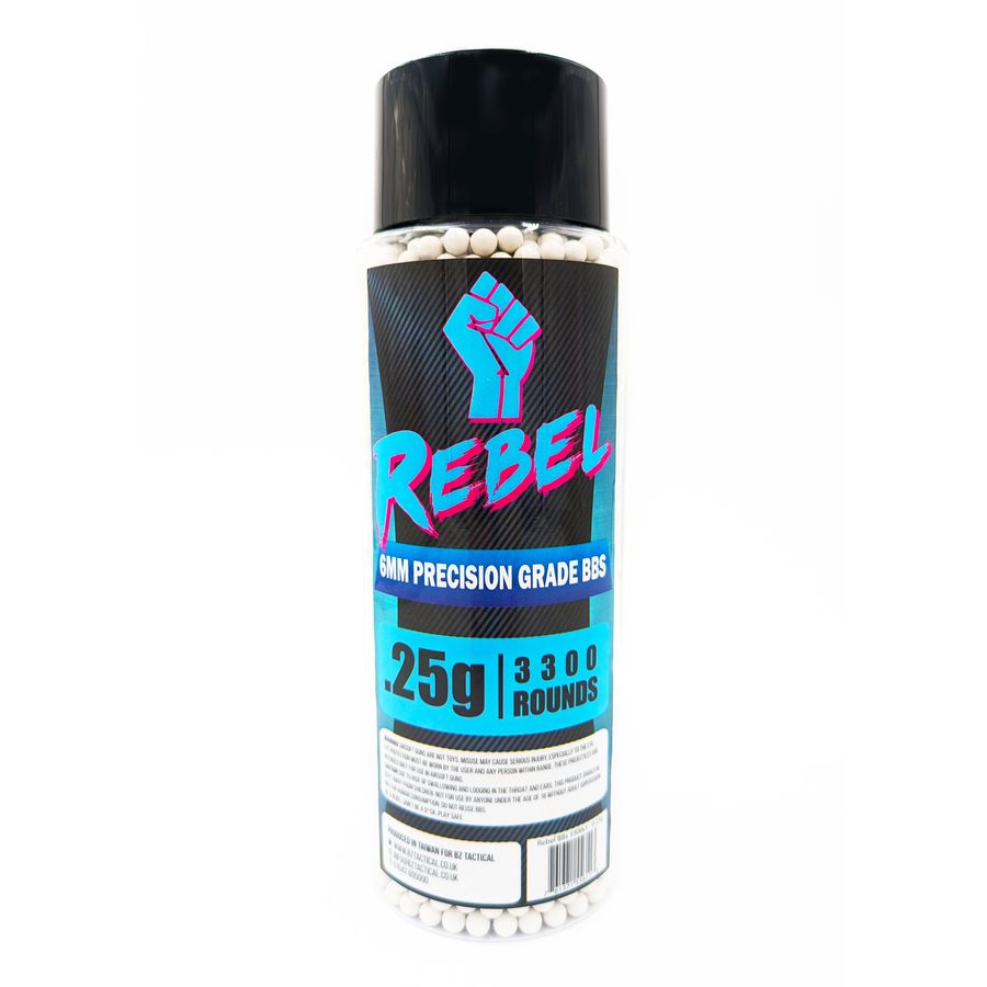 Rebel Precision 6mm BBs 3300rnd Bottle - 0.25g