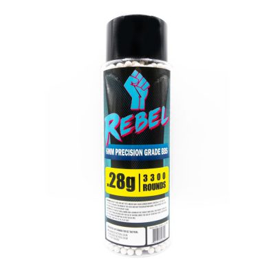 Rebel Precision 6mm BBs 3300rnd Bottle - 0.28g